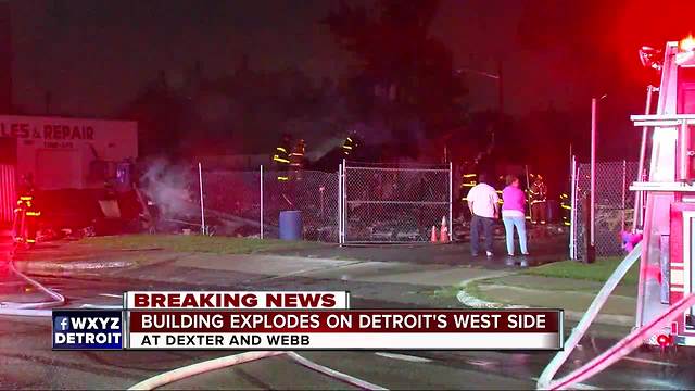 Home of Street Royalty Motorcycle Club in Detroit explodes