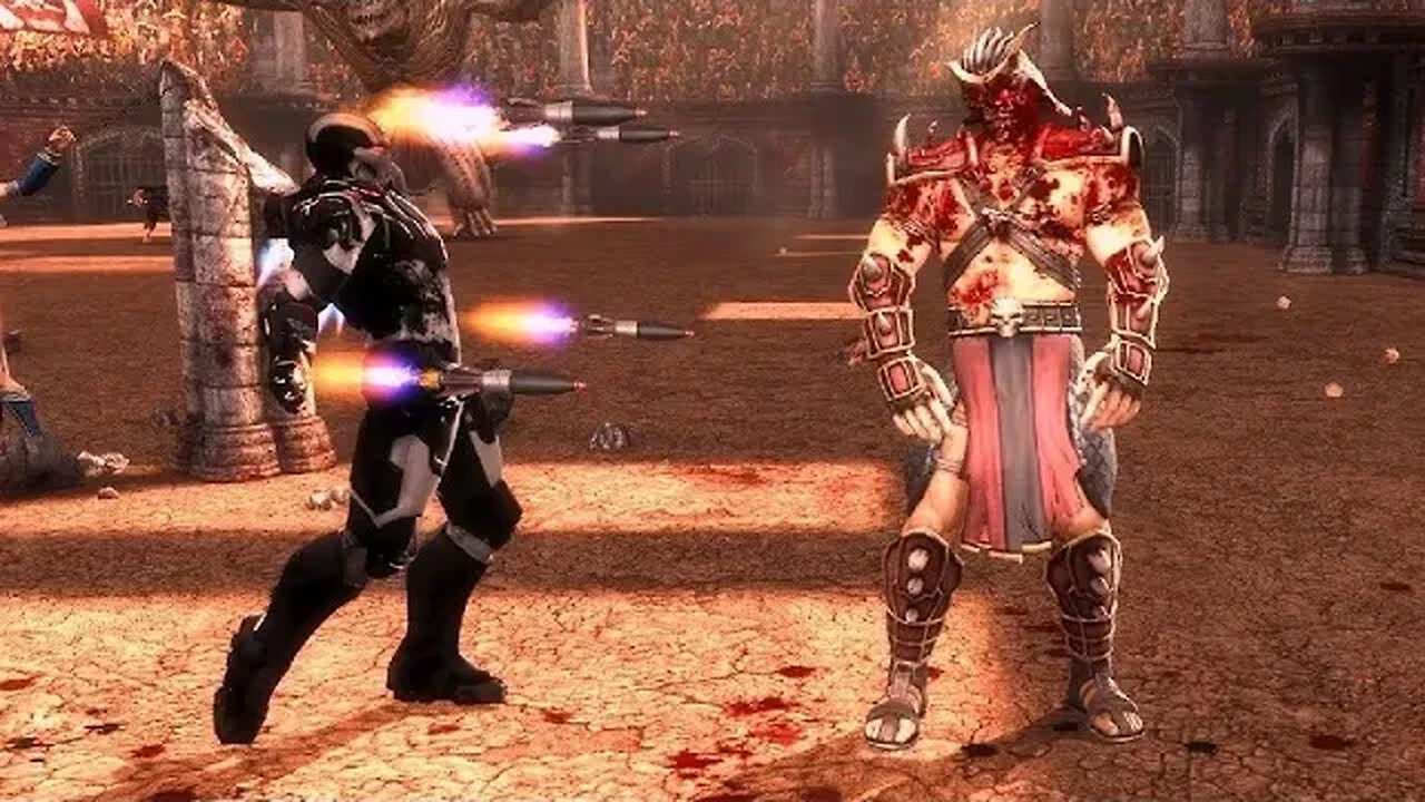 War Machine Vs Shao Khan - Mortal Kombat 9 Mod