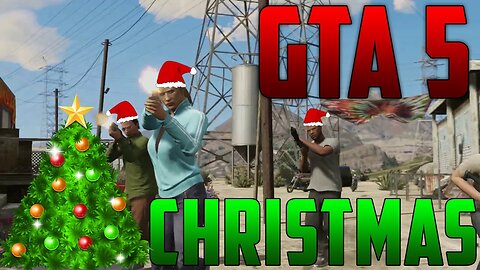 GTA 5 Online: Christmas in GTA Online DLC "Snowing & Holidays" (GTA 5 Multiplayer)