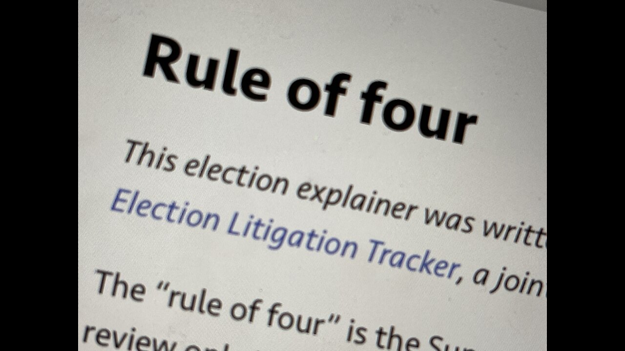 Supreme Court’s Rule of Four