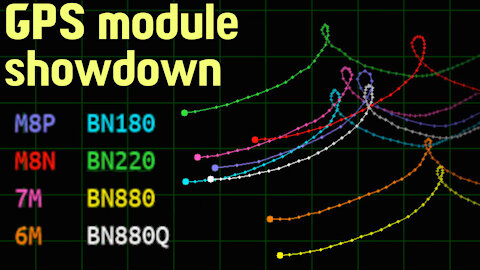 GPS module showdown do-over with full precision and two more modules (Neo-6M and BN880Q)