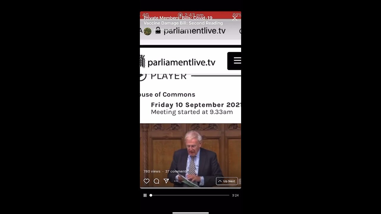 Finally acknowledged in Parliament