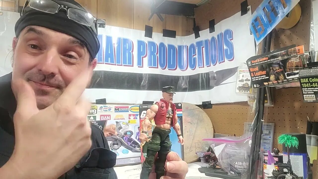 Custom Action Force GI Joe classified Gaucho figure repaint