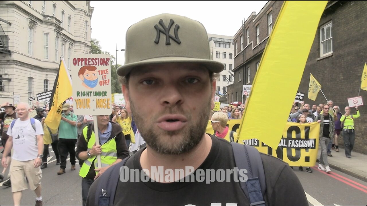 Pro Choice Ashley on why he attended UniteforFreedom protest.