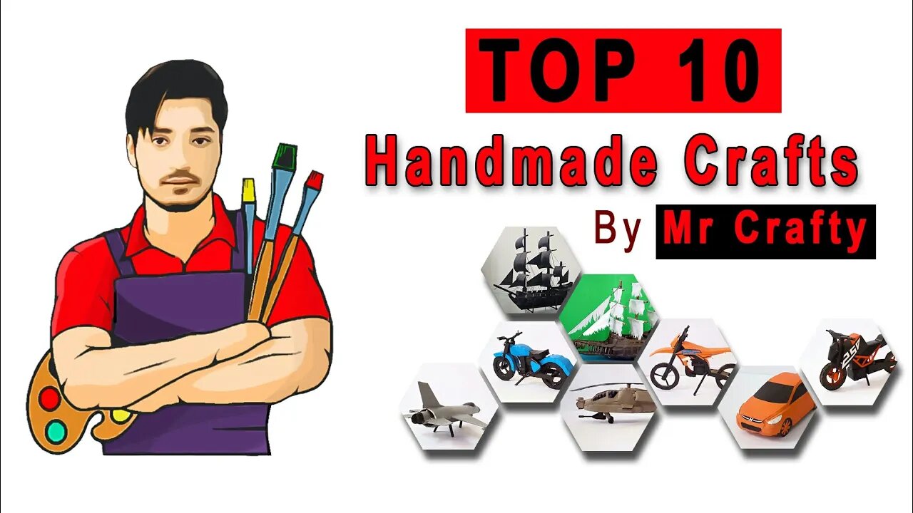 Top 10 Handmade Crafts By Mr Crafty | Most Wanted Cardboard Crafts | Mr Crafty