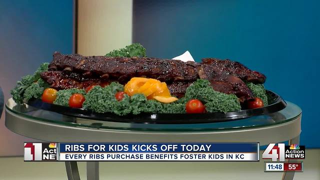 "Ribs for Kids" fundraiser for foster kids kicks off Friday