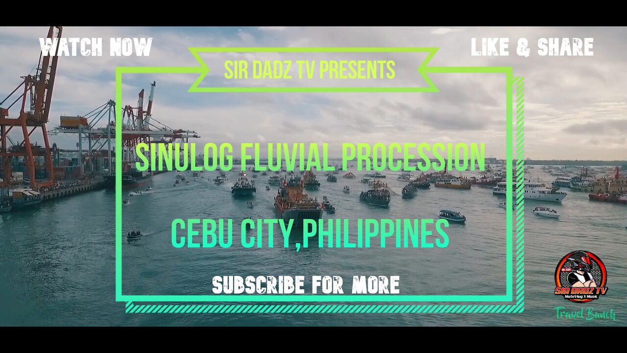 The Amazing Sinulog Fluvial Parade-Cebu, Philippines