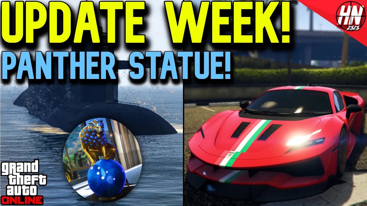 GTA Online Update Week - PANTHER STATUE RETURNS!