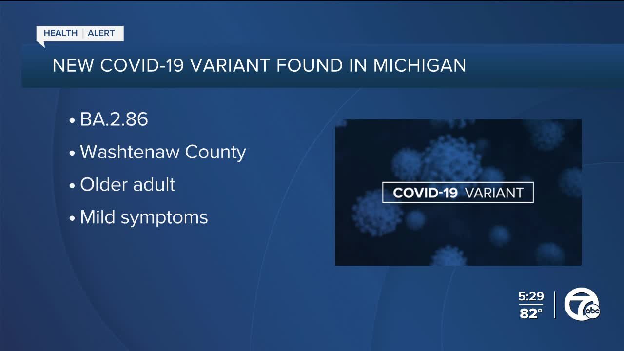 First US case of COVID-19 BA.2.86 variant found in Washtenaw County