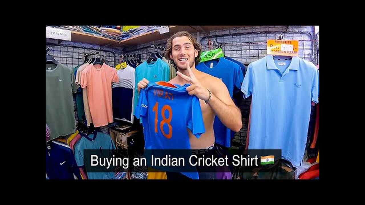 Buying an Indian Cricket Shirt 🇮🇳