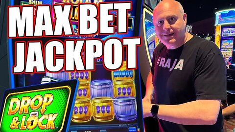 LET'S GAMBLE! 🎉 Playing $50 Per Spin High Limit Drop N Lock That's Bananas!