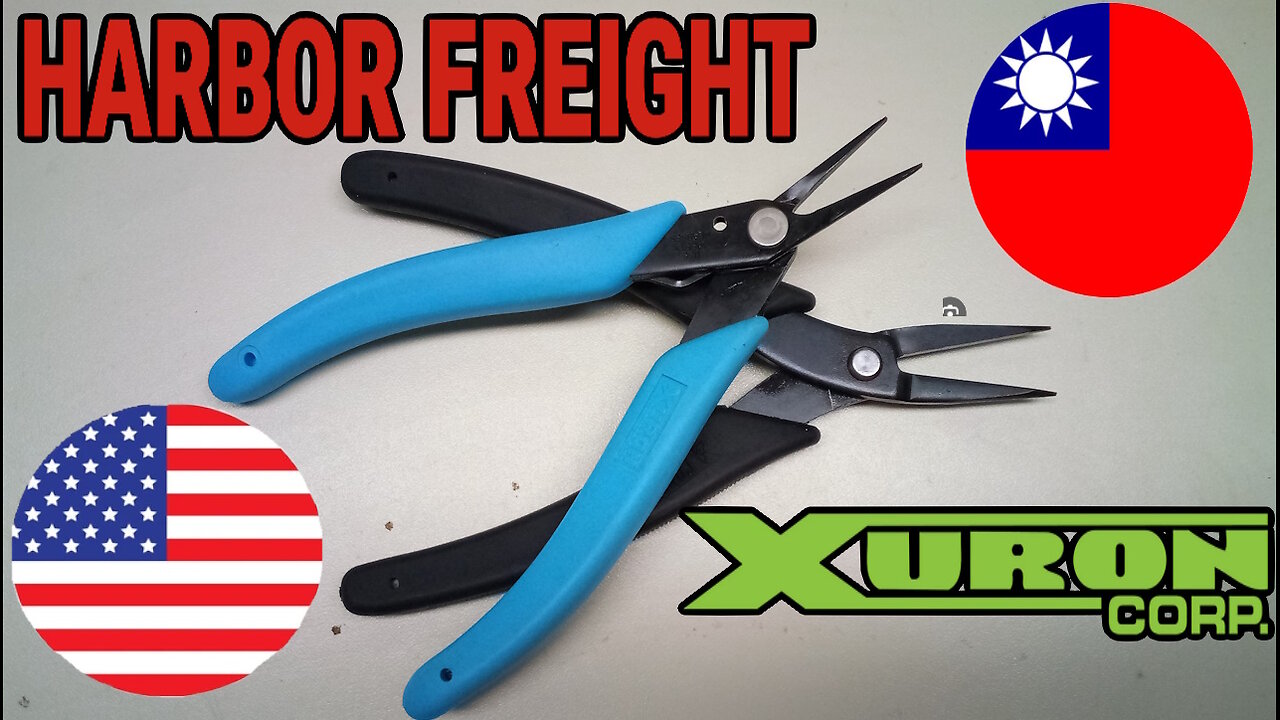 Harbor Freight Doyle vs Xuron - Tweezer Nose Pliers Review & Comparison