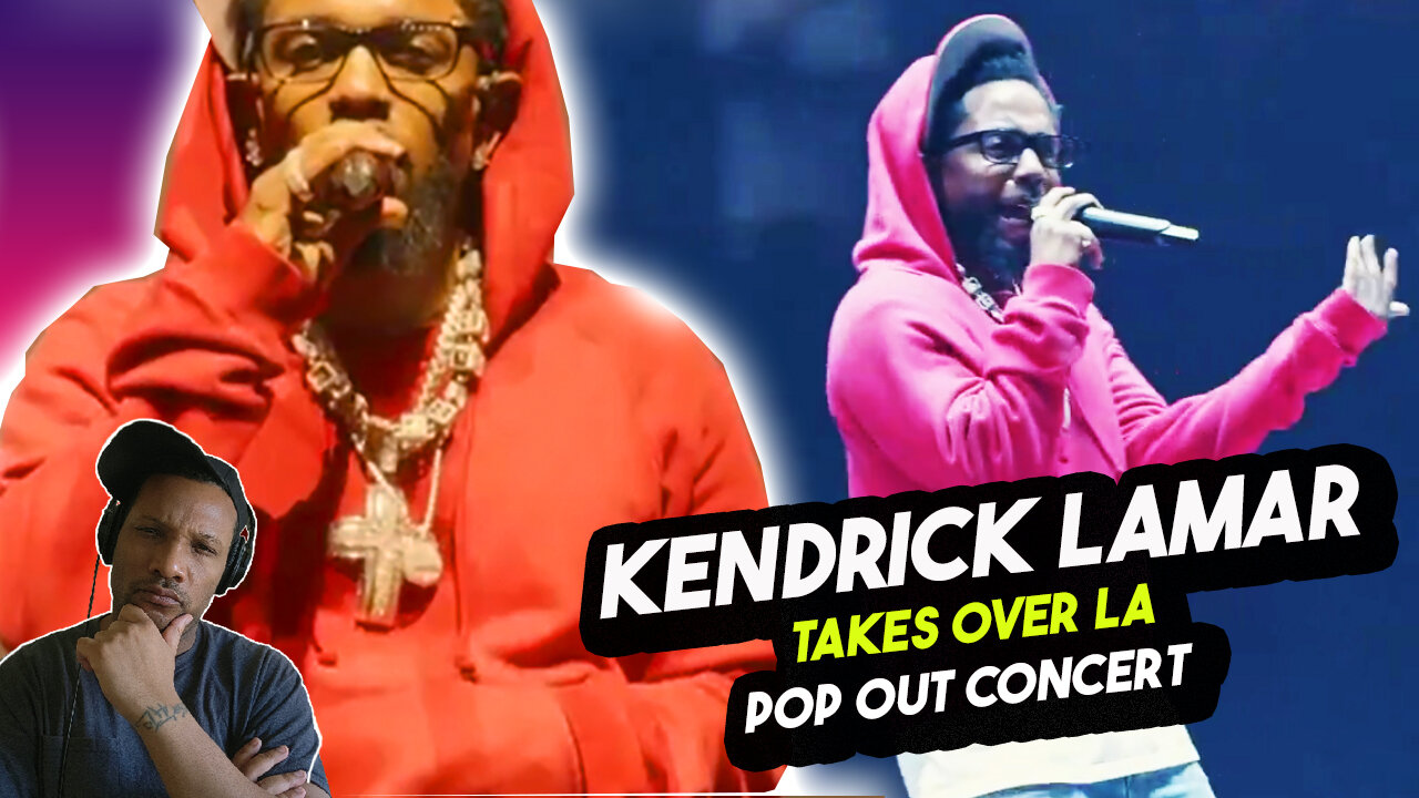 Kendrick Lamar Takes Over LA with Pop Out Juneteenth Concert!!