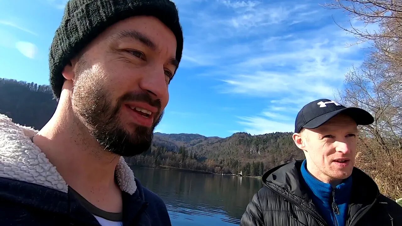 The boys at Lake Bled 🇸🇮