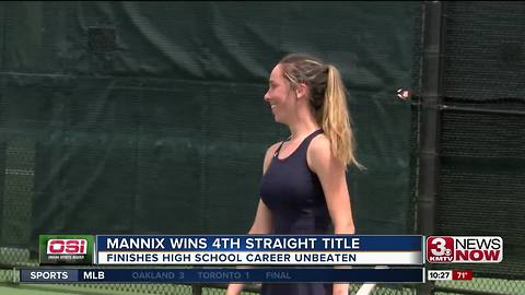 Mannix Wins 4th State Title