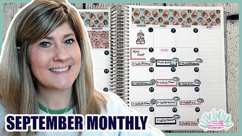 September 2023 Monthly Plan With Me | Erin Condren Horizontal