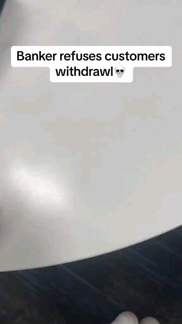 Canada like Australia the banks are asking Why you are withdrawing YOUR money.