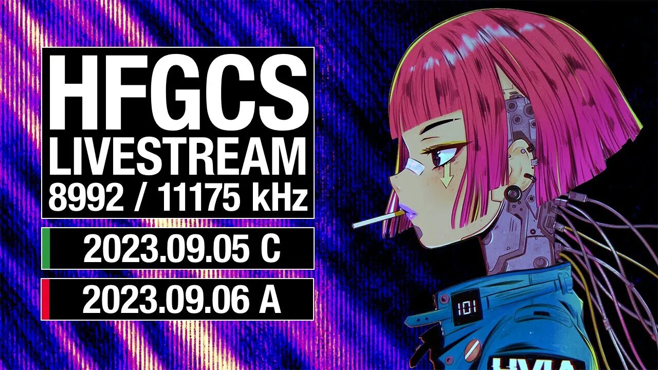 HFGCS Livestream (Emergency Action Messages on 8992 kHz and/or 11175 kHz)