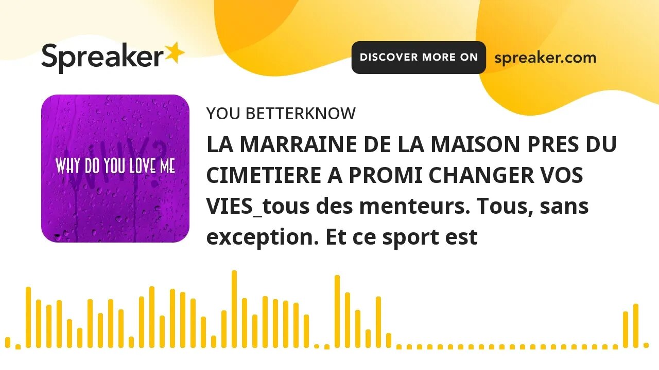 LA MARRAINE DE LA MAISON PRES DU CIMETIERE A PROMI CHANGER VOS VIES_tous des menteurs. Tous, sans ex