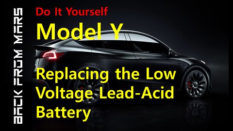 Tesla Model Y: How to REPLACE Your 12V Lead Acid Battery YOURSELF (Step-by-Step)