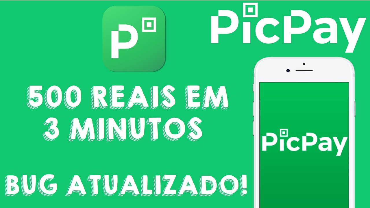 Como Ganhar 500 Reais em 3 minutos no PICPAY ( Bug Atualizado ) Abril 2022