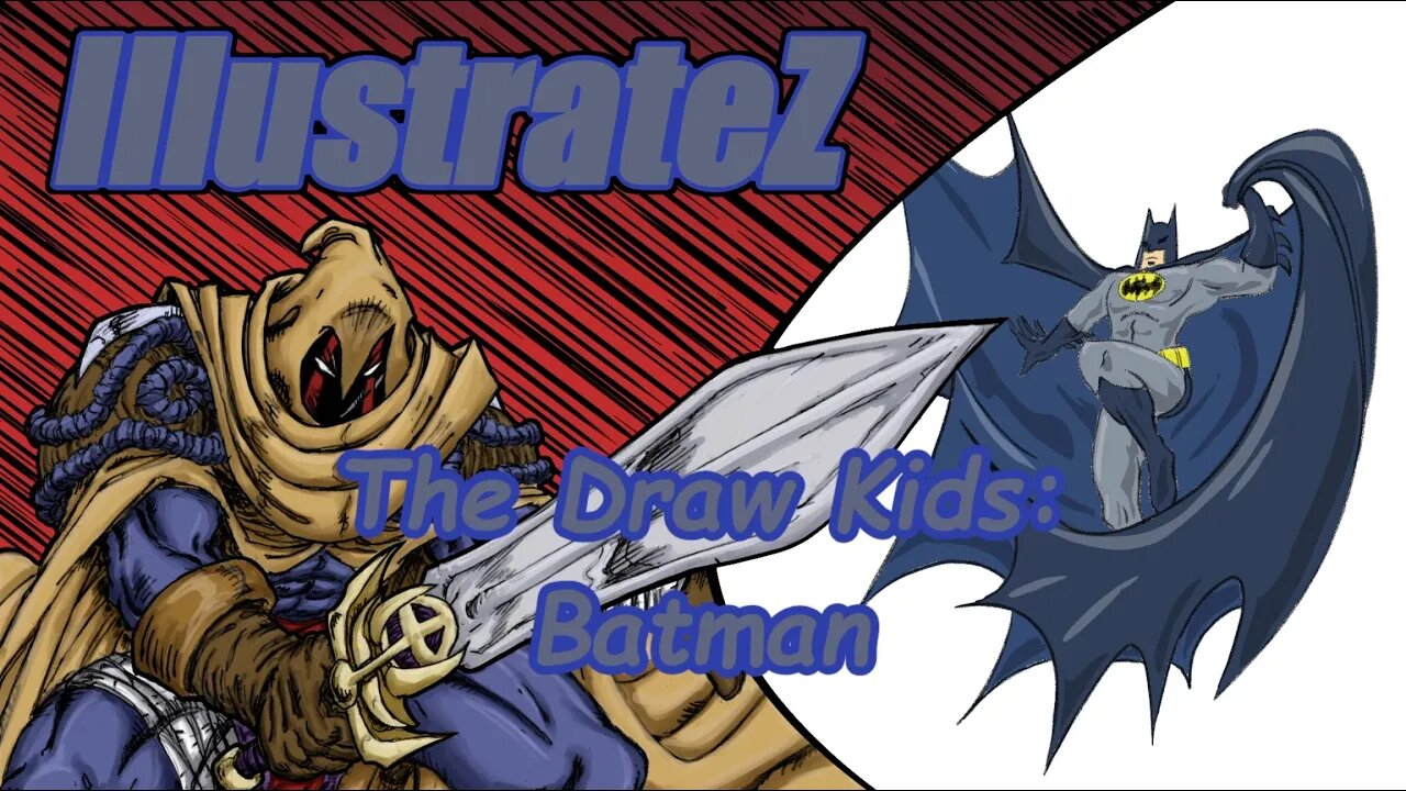 How to draw Batman - The Draw Kids #15