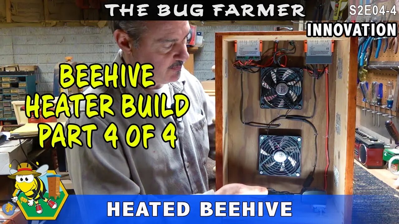 DIY Beehive Heater -- Part 4 of 4 How to build a climate control system for your beehive.