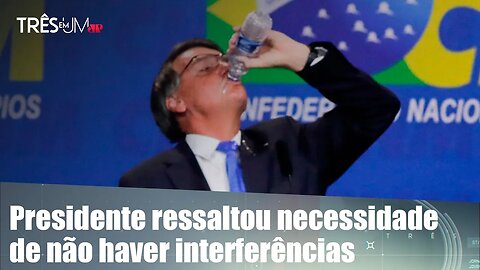 Bolsonaro defende liberdade de expressão em evento