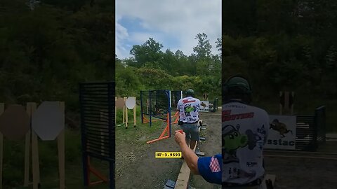 Stage 2 🦿😳🧓🧢Area 8 #uspsa Match Ontelaunee nick #open #unloadshowclear #shorts