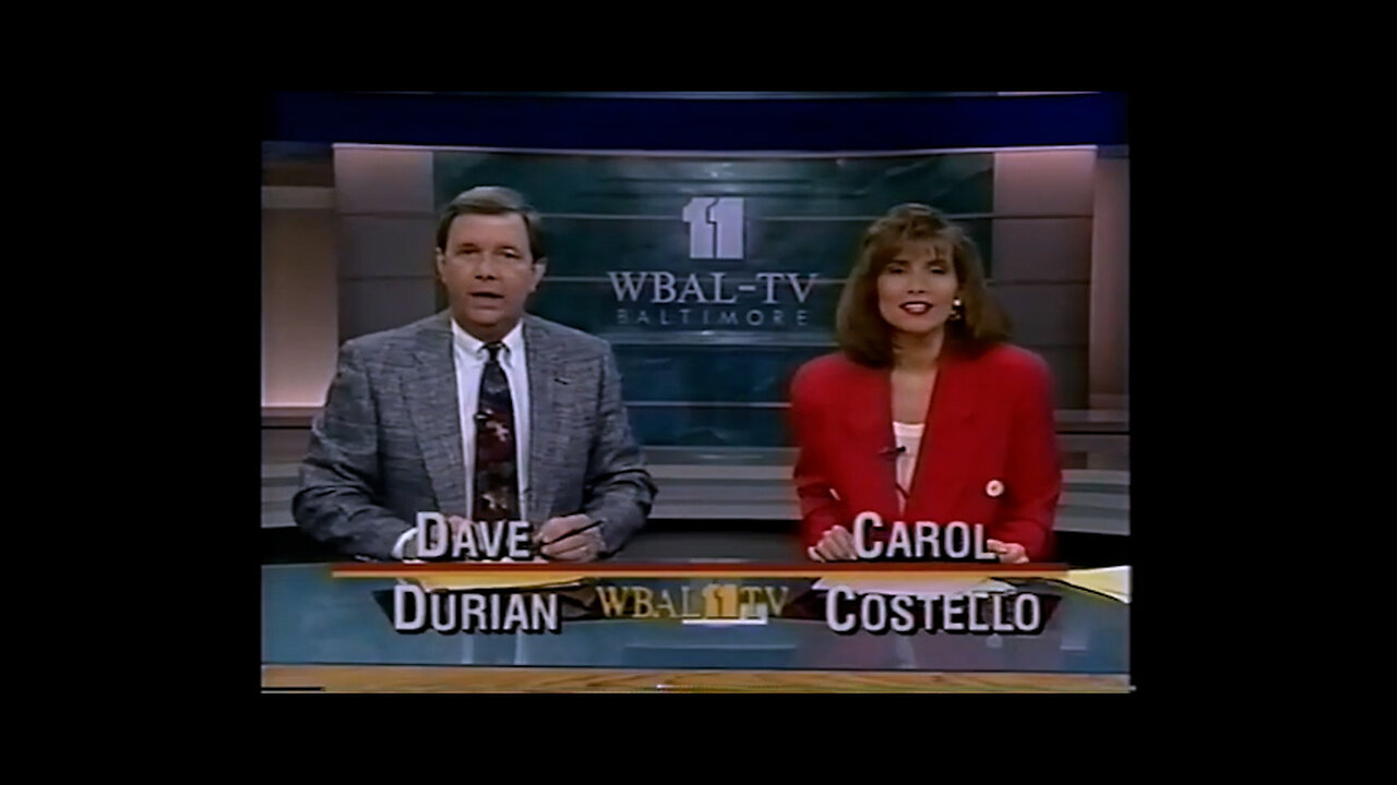 April 21, 1993 - Beginning of WBAL Late News with Dave Durian & Carol Costello