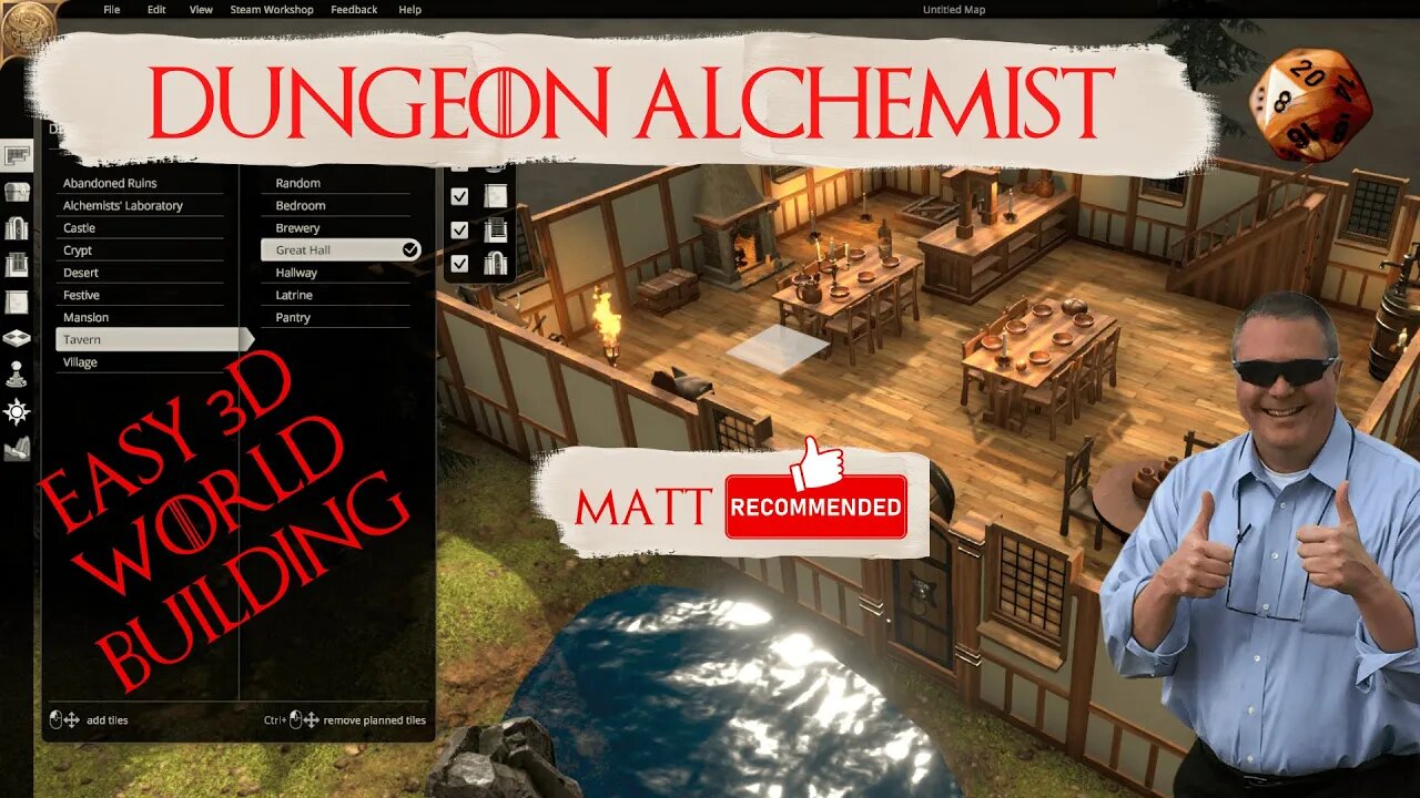 Bring Your Fantasy Worlds to Life: A Review of Dungeon Alchemist - 3D Fantasy Space Design Software