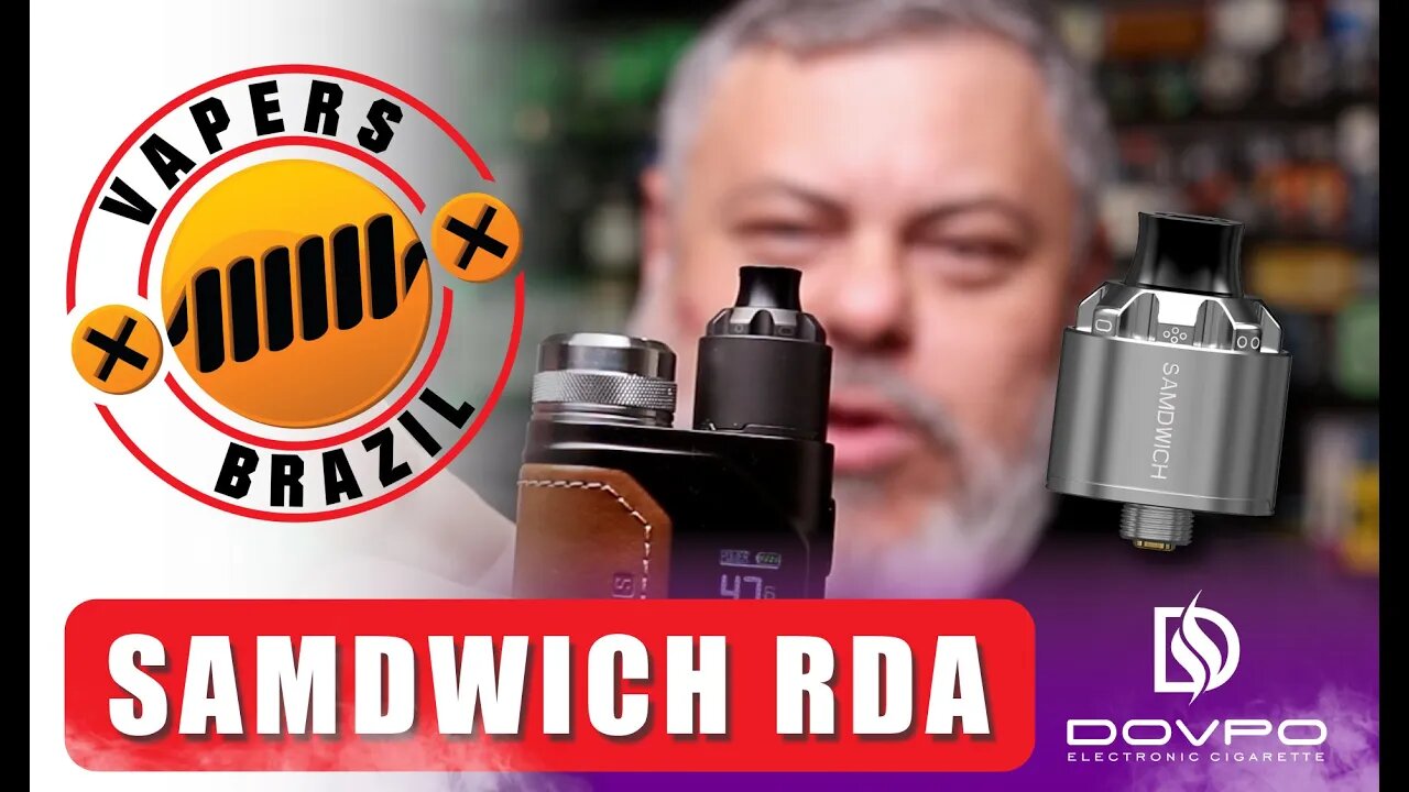 Across Vape e Dovpo - Samdwich RDA - Não é de comer, mas é saboroso.