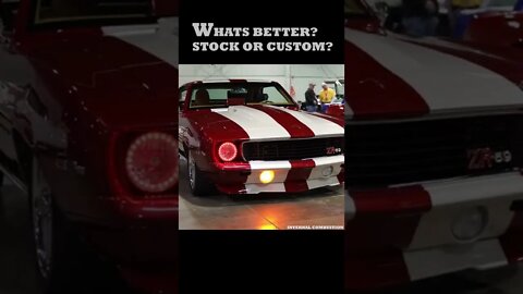 AWESOME OR SH!TTY?? 1969 #Camaro custom #musclecar at MCACN car show. #z28 #camaross