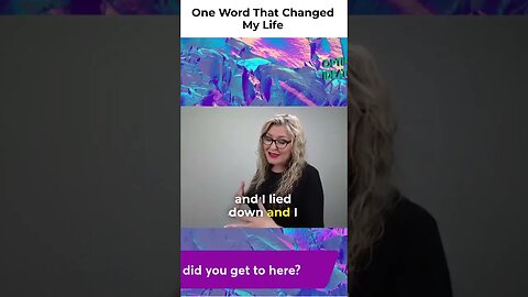 One Word That Changed My Life #newpodcastalert #newpodcastepisode #podcastshorts #podcastshort