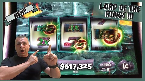 💥Lord Of The Rings Slot Machine HUGE WIN!💥