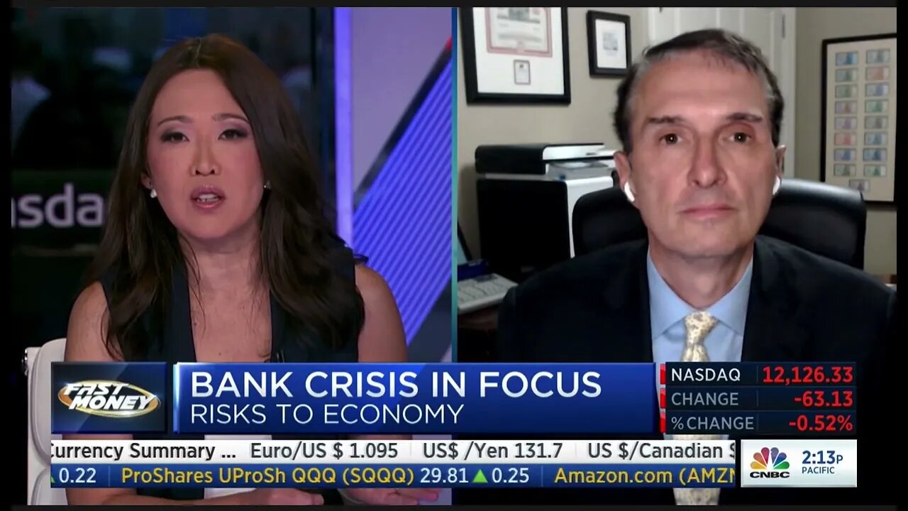 Jim Bianco joins CNBC to discuss the Bank Crisis, Bond Market Volatility & Equity Market Performance