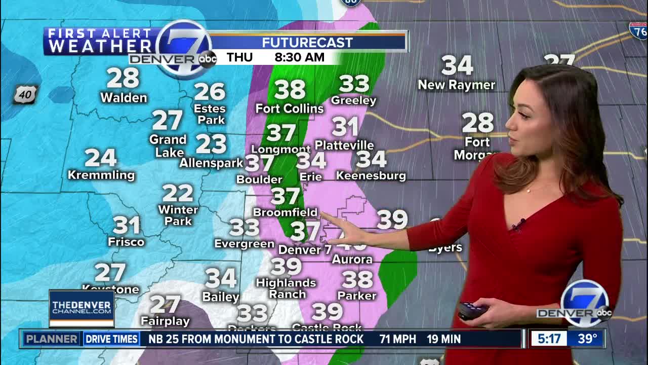 Thursday 5:15 a.m. forecast