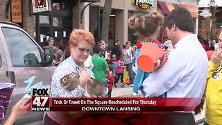 Rain pushes back downtown Lansing trick-or-treating event