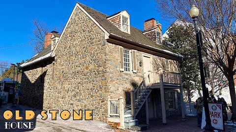 OLD STONE HOUSE ..oldest house in DC on it's original foundation