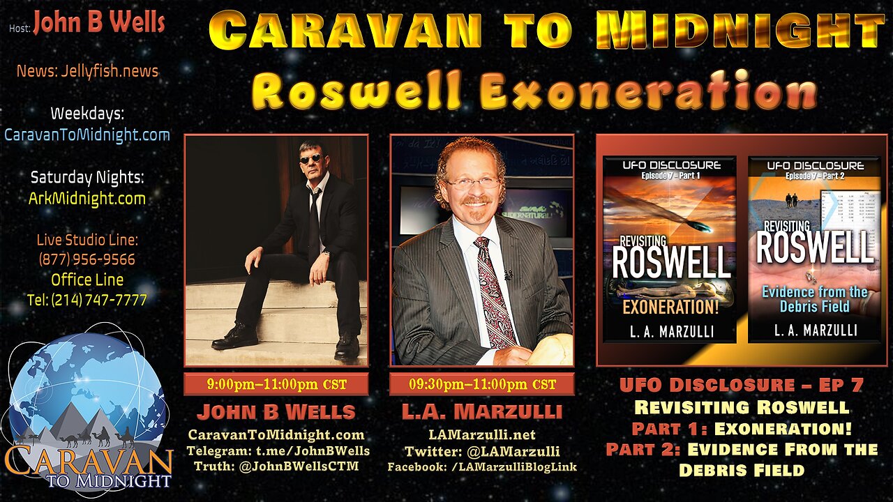 Roswell Exoneration - John B Wells LIVE