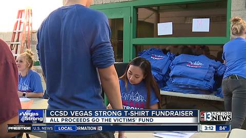 CCSD raising funds for victims by selling t-shirts