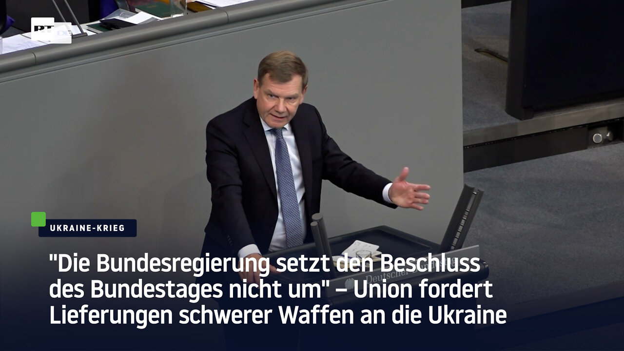 Union fordert Lieferungen schwerer Waffen an die Ukraine