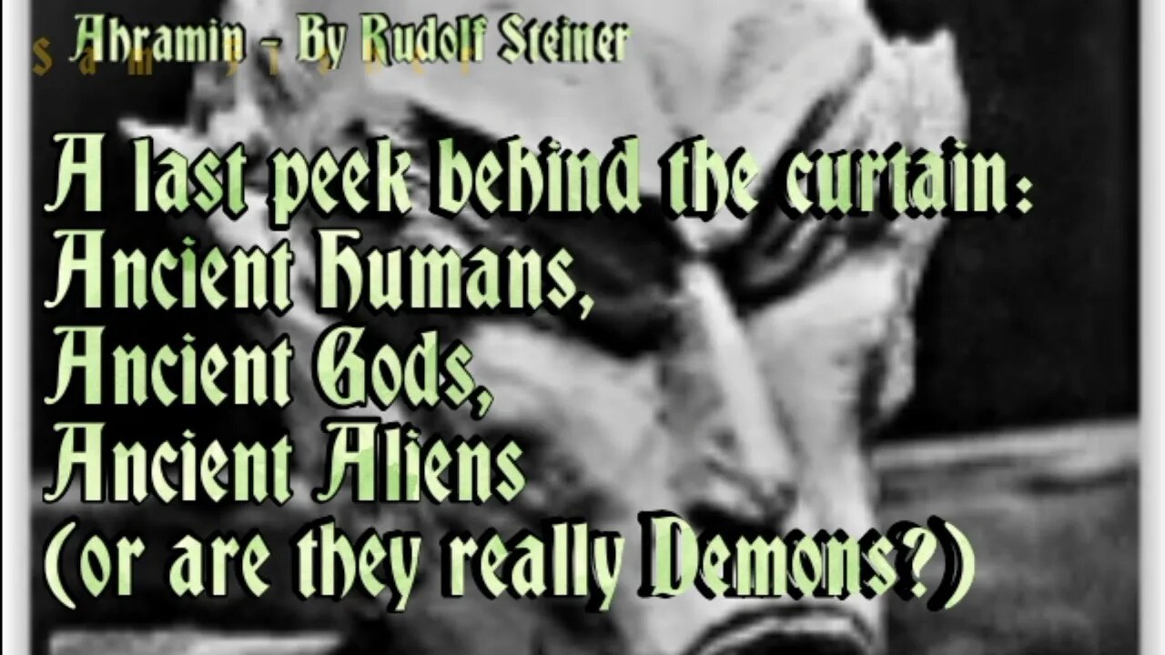 A final peek behind the curtain: Ancient Humans Ancient Gods Ancient Aliens are they really Demons?