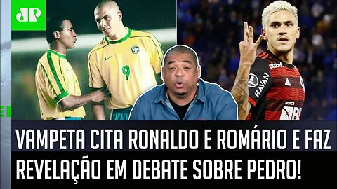 "Isso ACONTECE no futebol, viu?" Vampeta cita Ronaldo e FAZ REVELAÇÃO em debate sobre Pedro!