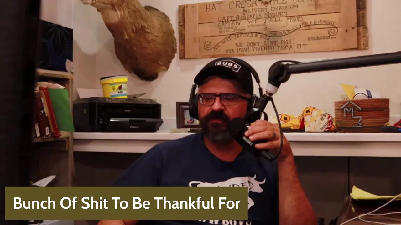 Thankful For A Bunch Of Shit