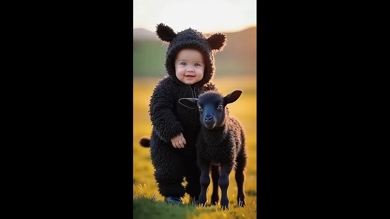 Cute Baby With Pets