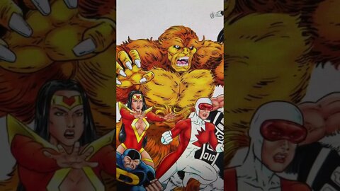 I Want to Draw ✍️ Alpha Flight MCU Comics (Canadian Avengers) - Shorts Ideas 💡