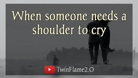 🕊 When someone needs a shoulder to cry on🌹 | Twin Flame Reading Today | DM to DF ❤️ | TwinFlame2.0 🔥