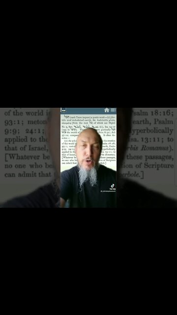 Leveling Flat Earth - Part 8 - The Hebrew Word translated "world" here means "the habitable GLOBE"