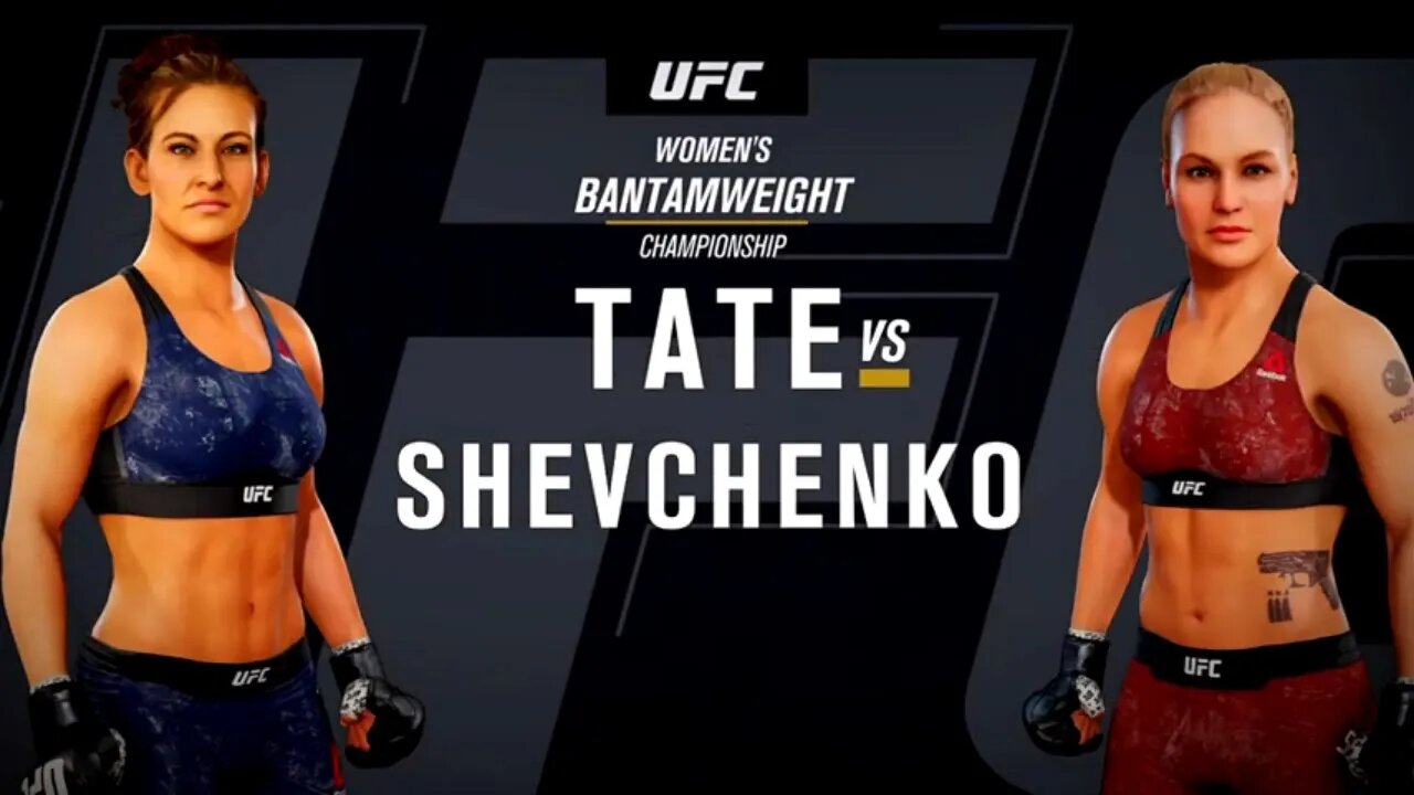 EA Sports UFC 3 Gameplay Valentina Shevchenko vs Miesha Tate